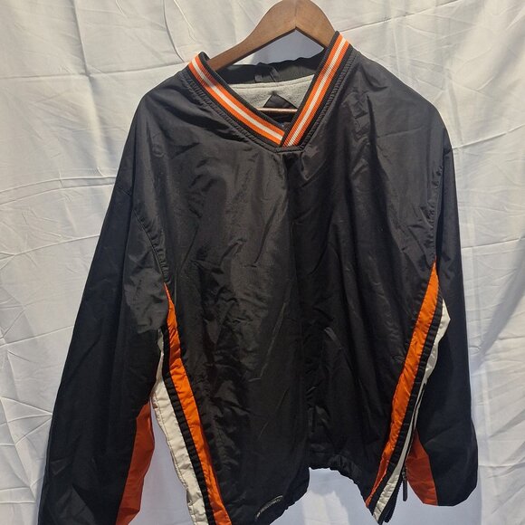 Holloway Black Anorak Windbreaker - Men’s Large Pullover Track Jacket - Picture 1 of 3